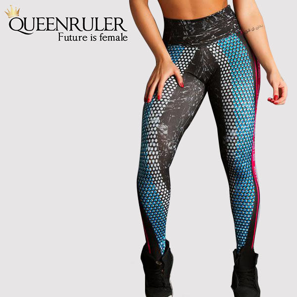Limited Edition Honeycomb Print Leggings - Queenruler