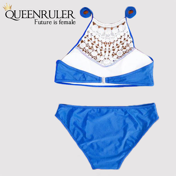 Sexy Brazilian Bikini (Lace Blue) - Queenruler