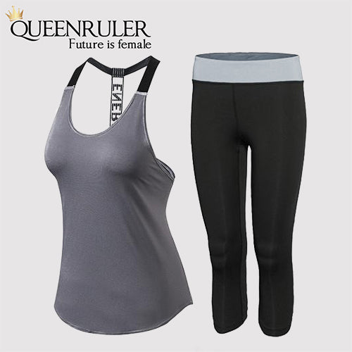 2 Piece Open Back Sleeveless Set - Queenruler