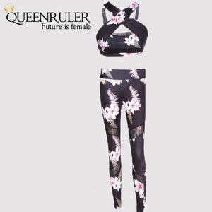 Floral Fitness Yoga Set - Queenruler