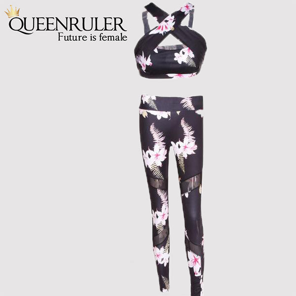 Floral Fitness Yoga Set - Queenruler