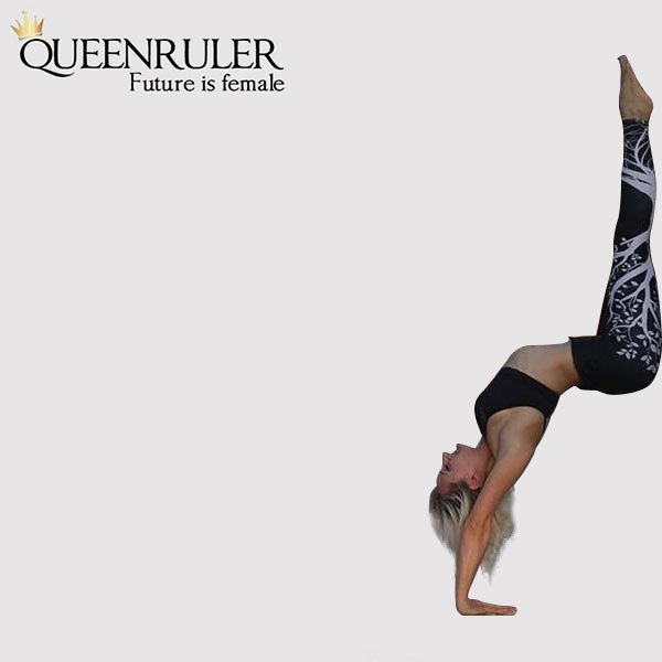 Tree of Nature Leggings (Black) - Queenruler