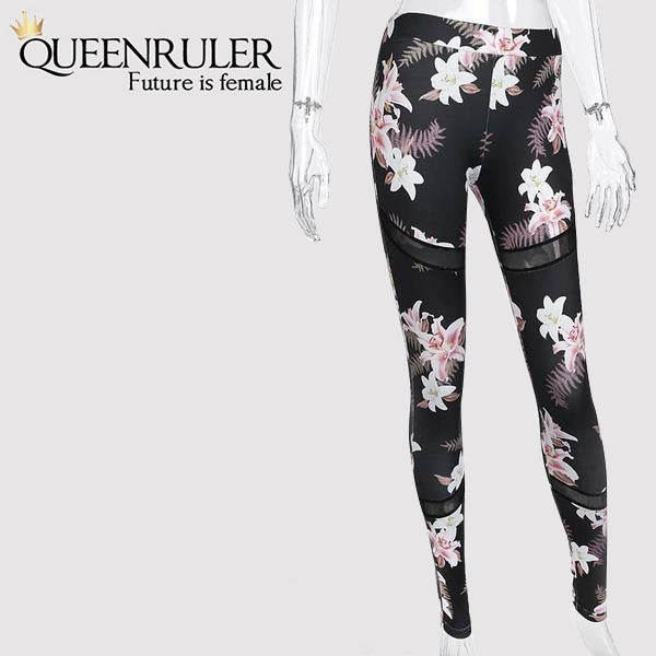 Sexy Floral Sports Suit - Queenruler