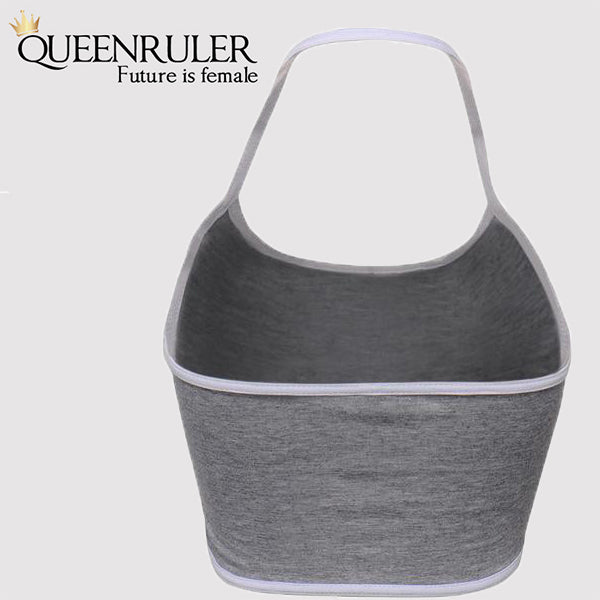 Fitness Push Up Stretch Bra (Gray) - Queenruler