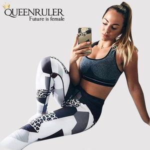 High Waist Slim Fitness Leggings - Queenruler