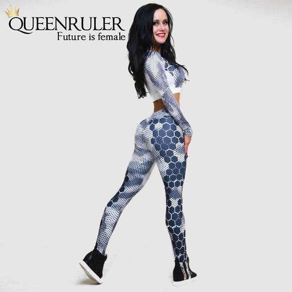 New Honeycomb Print Fitness Set - Queenruler