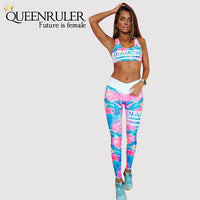 Retro Digital Print Athletic Set - Queenruler