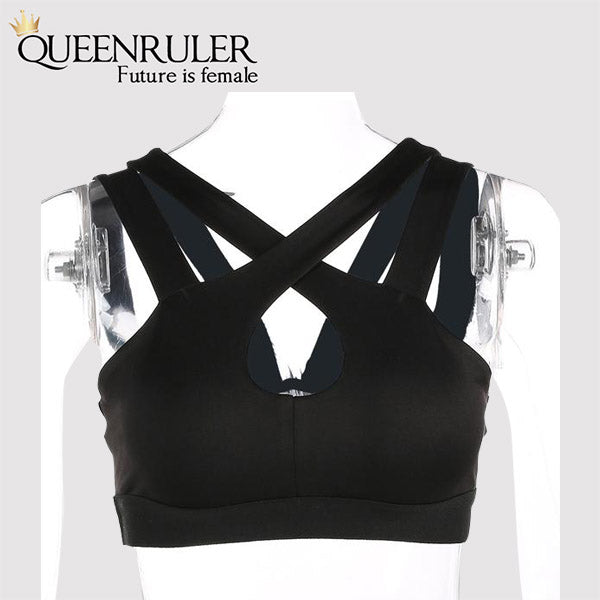 Strappy Sport Bra - Queenruler