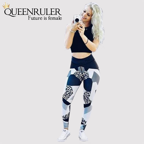 High Waist Slim Fitness Leggings - Queenruler
