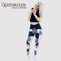 High Waist Slim Fitness Leggings - Queenruler