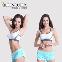 Breathable Fitness Bra (White) - Queenruler
