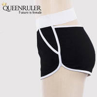 High Waist Athletic Shorts (Black) - Queenruler