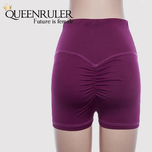 Women Fitness Scrunch Shorts - Queenruler