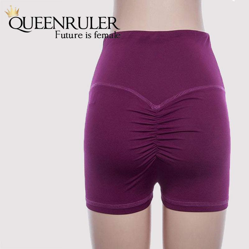 Women Fitness Scrunch Shorts - Queenruler