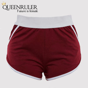 Hot Cotton Athletic Shorts (Red) - Queenruler
