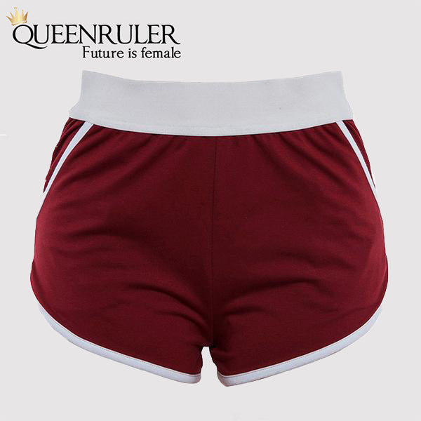 Hot Cotton Athletic Shorts (Red) - Queenruler