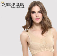 Women Yoga Lace Bra (Nude) - Queenruler
