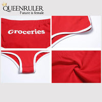 Groceries Design Lingerie (Red) - Queenruler