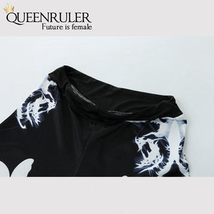 2018 Sexy Running Pants (Black Butterfly) - Queenruler