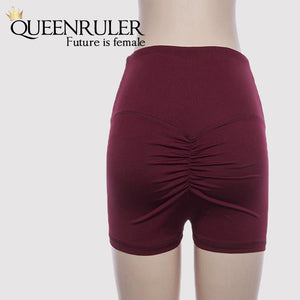 Women Fitness Scrunch Shorts - Queenruler