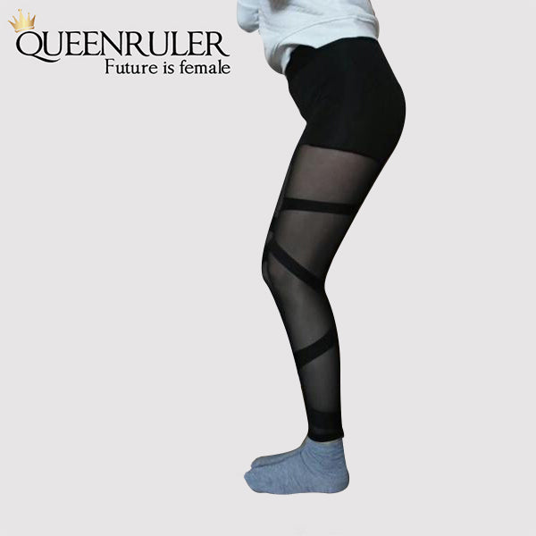 Transparent Mesh Yoga Pants - Queenruler