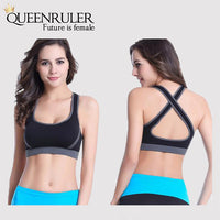Breathable Fitness Bra (Black) - Queenruler