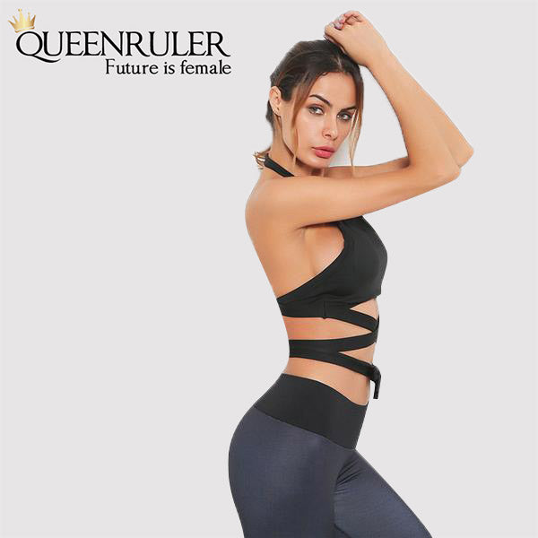 Suspender Type Crop Top (Black) - Queenruler