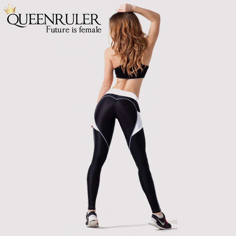 Casual Heart Shape Leggings - Queenruler