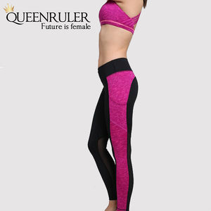Women Fitness Leggings (Plum) - Queenruler