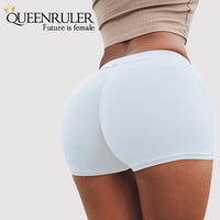 Queenruler Sexy Athletic Shorts (White) - Queenruler