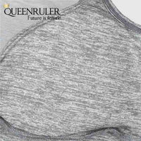 Mesh Patchwork Sports Bra (Grey) - Queenruler