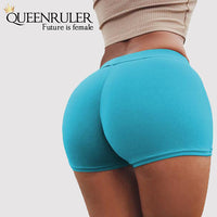 Queenruler Sexy Athletic Shorts (Sky Blue) - Queenruler