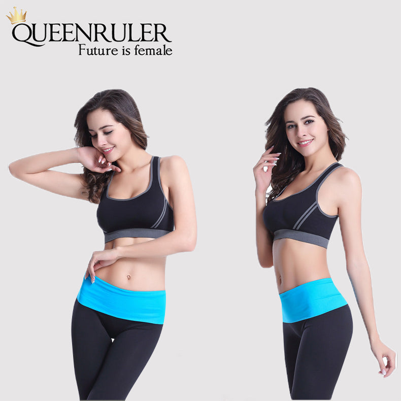 Breathable Fitness Bra (Black) - Queenruler