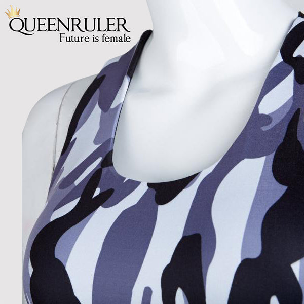 Military Camo Athletic Bodysuit - Queenruler