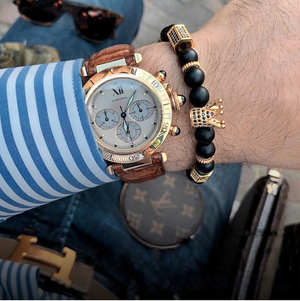 Handmade luxury King's Crown Bracelet