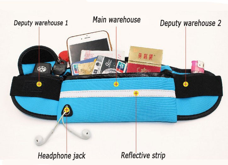 Waterproof Multi Storage Waist Bag - Queenruler