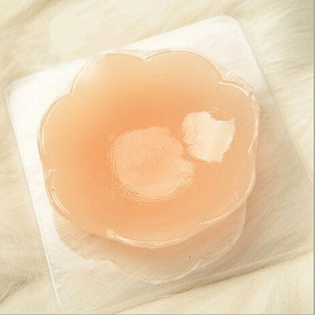 Strapless Self Adhesive Nipple Breast Pasties Cover Reusable Silicone Invisible Bra Pad Enhancers Adhesive Bras