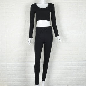 Fitness Jogging Suit (Black) - Queenruler