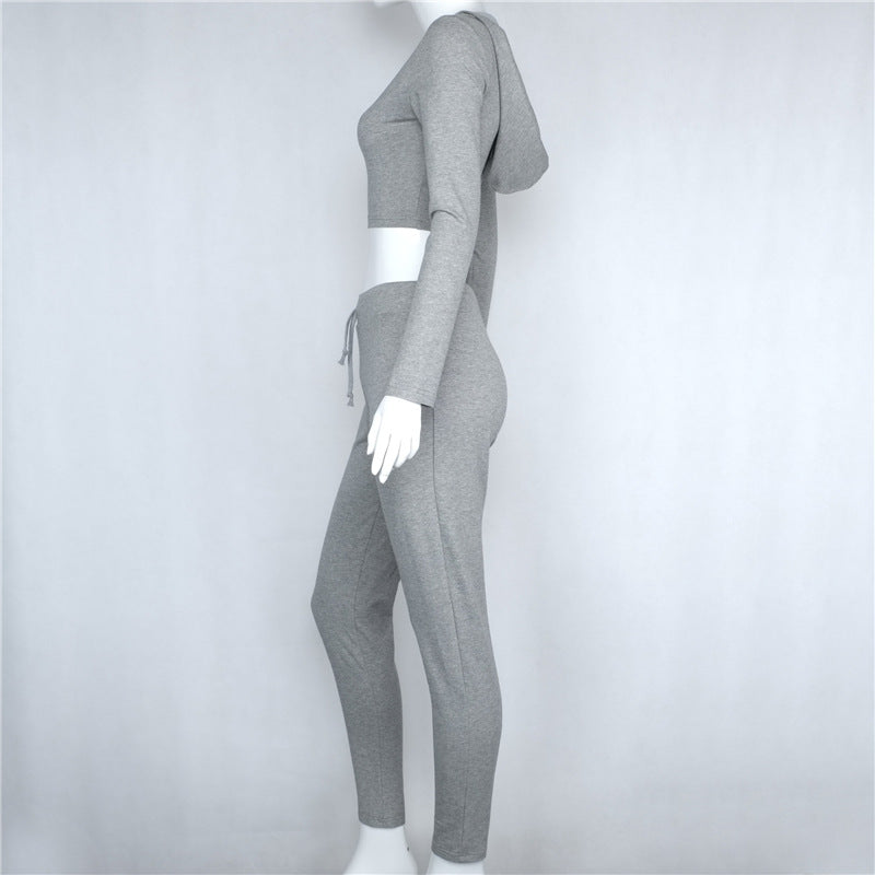 Fitness Wear Set (Gray) - Queenruler