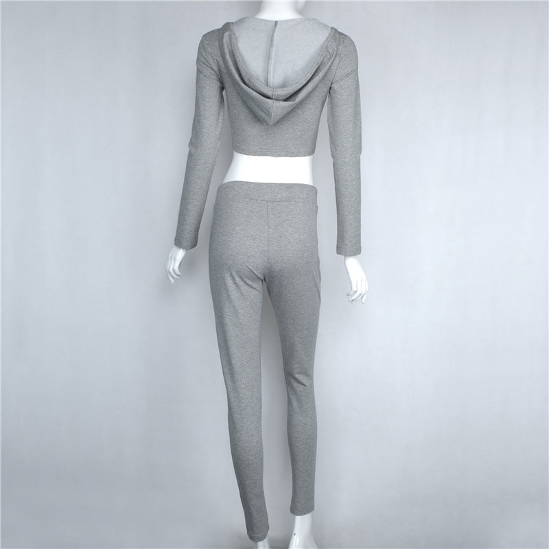 Fitness Wear Set (Gray) - Queenruler