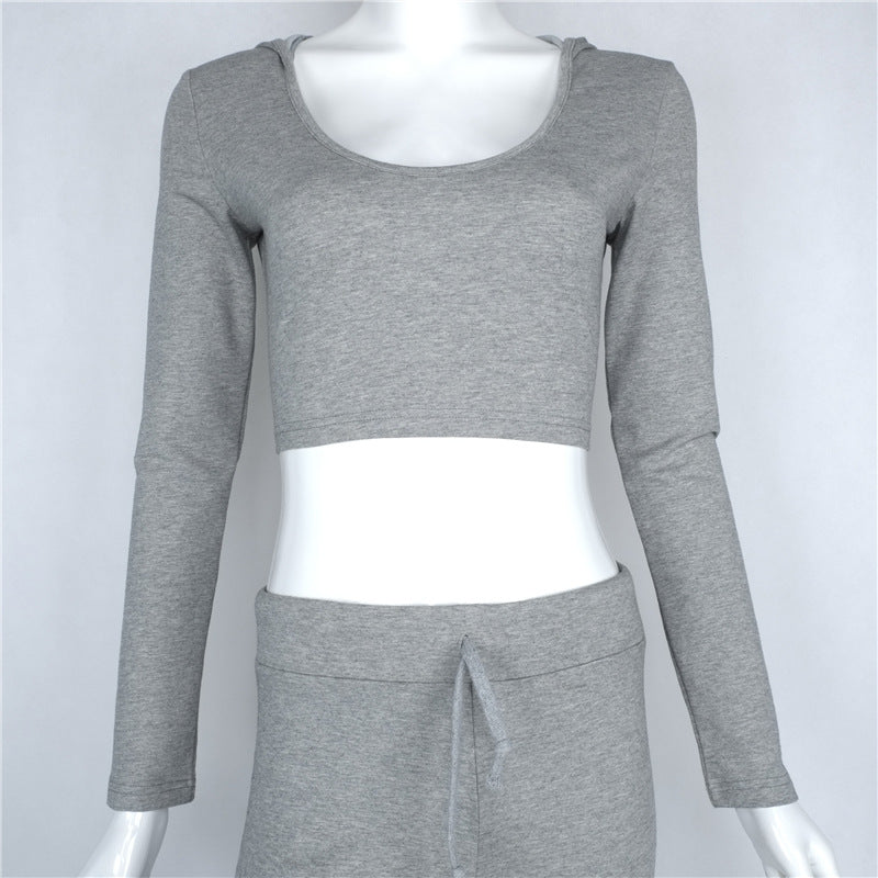 Fitness Wear Set (Gray) - Queenruler