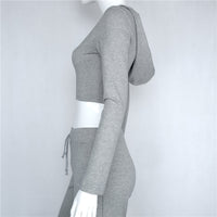 Fitness Wear Set (Gray) - Queenruler