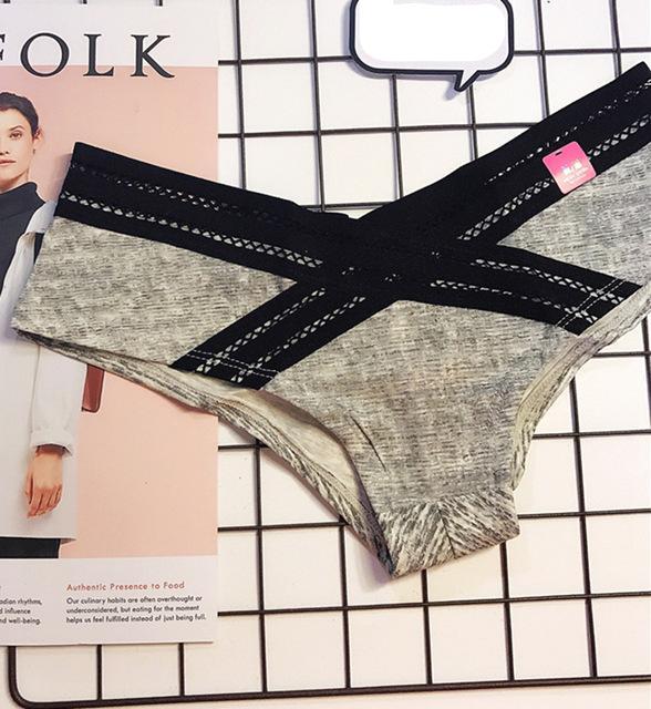 Comfort Cotton Panties (Gray) - Queenruler