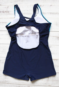 One Piece Fashion Swimsuit (Purple) - Queenruler