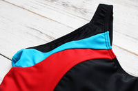 One Piece Fashion Swimsuit (Multi-Color) - Queenruler