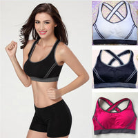 Sexy Padded Sports Bra (Hot Pink) - Queenruler