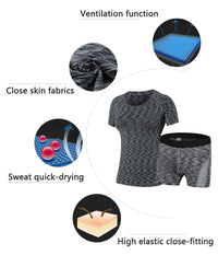 New Fitness Sport Shorts Suit - Queenruler
