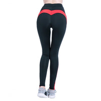 Hot Red Stripe Leggings - Queenruler