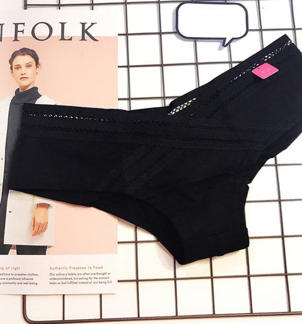 Comfort Cotton Panties (Black) - Queenruler