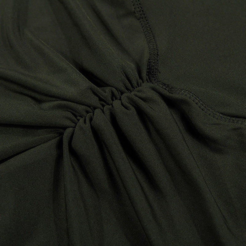 High Waist Push Up Shorts (Green) - Queenruler